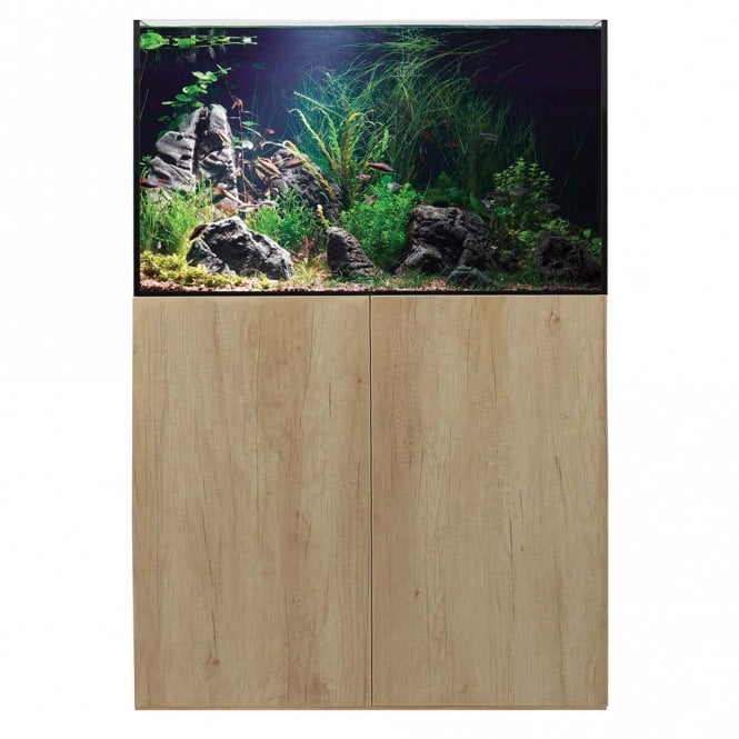 AquaSys 230 Aquarium & Cabinet Set - Natural Nebraska Oak