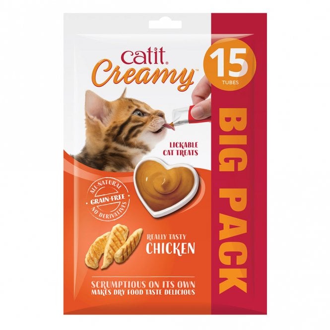 Creamy Lickable Cat Treats - Chicken (15pk)