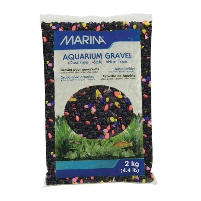 Decorative Aquarium Gravel Neon Twilight 2kg