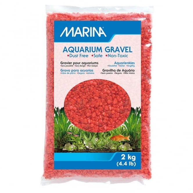 Decorative Aquarium Gravel Orange 2kg