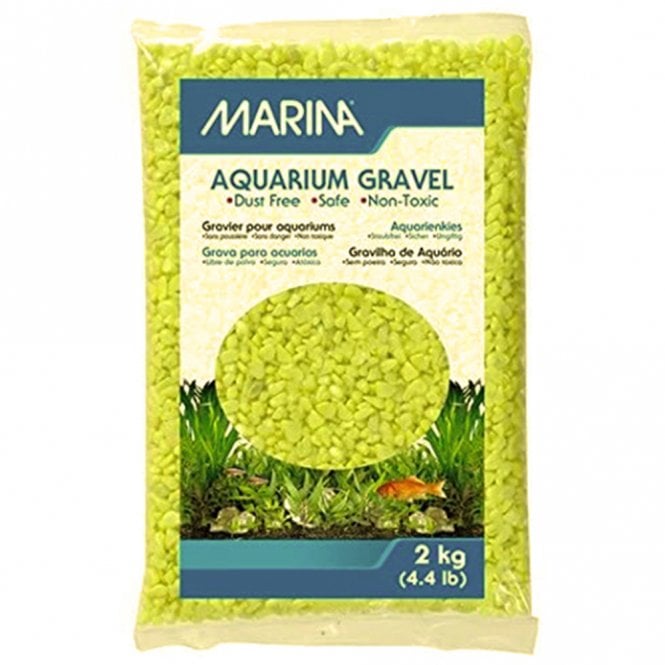 Decorative Aquarium Gravel Yellow 2kg