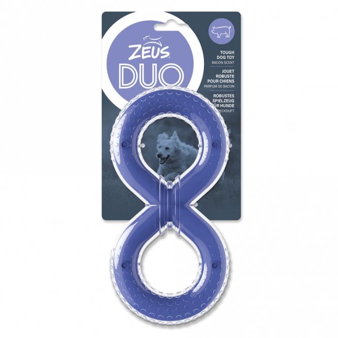 Duo Figure-8 Tug - Bacon 20cm