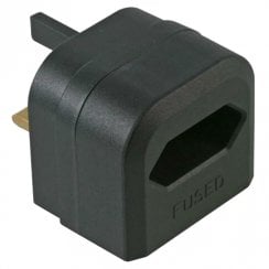 EU To UK Converter Plug - 3A Fused