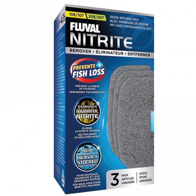 External Filter Nitrite Remover Pads