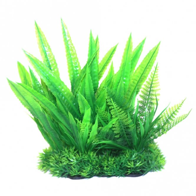 Green Combi Plastic Plant 23cm