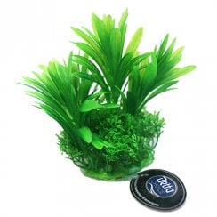 Green Plastic Aquarium Plant