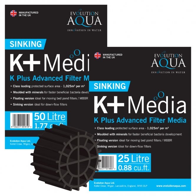 K+ Advanced Sinking Filter Media