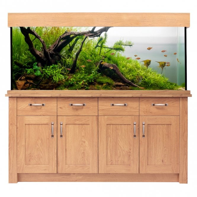 OakStyle 300 Aquarium & Cabinet Set - Original Oak
