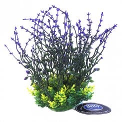 Purple Plastic Plant 20cm